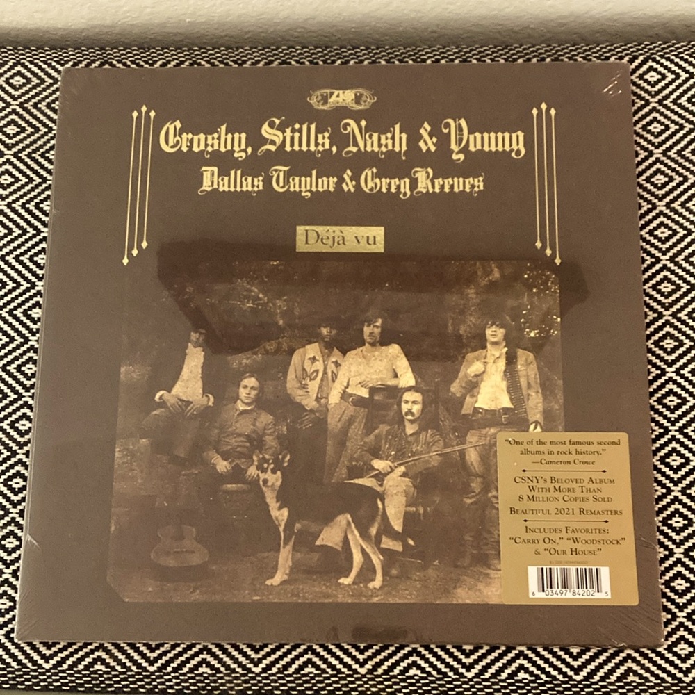 Crosby, Stills, Nash & Young 'Déjà Vu' Vinyl Record - NWT